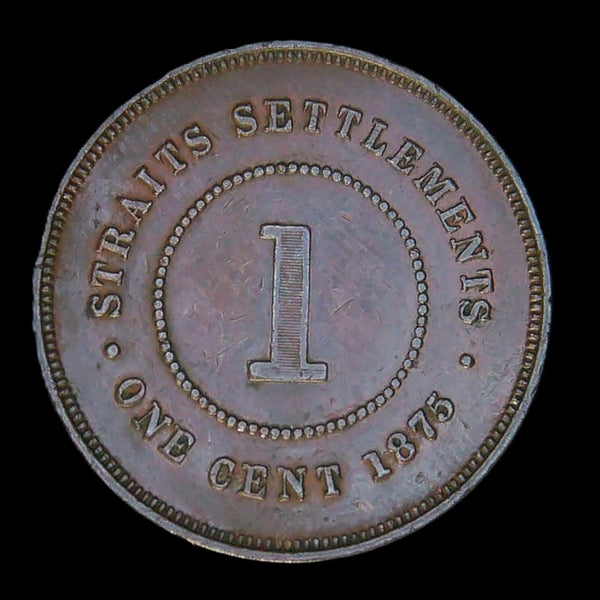 Straits Settlements. One Cent. 1875.