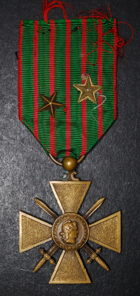 France. Croix de guerre. 1918