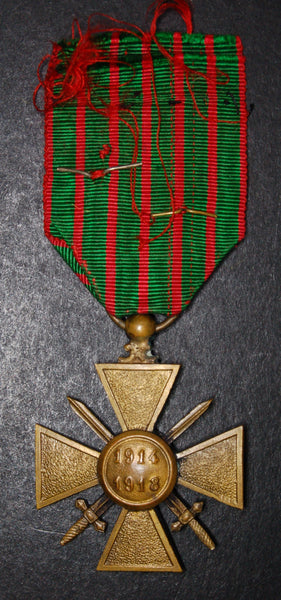 France. Croix de guerre. 1918