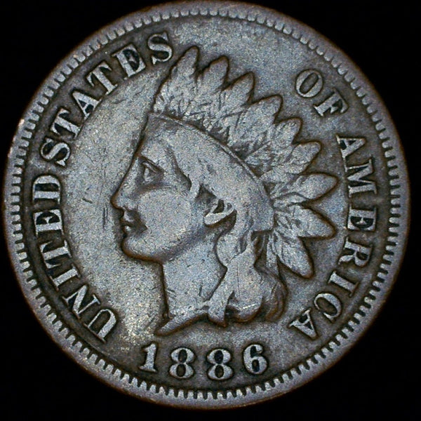 USA. One Cent. 1886