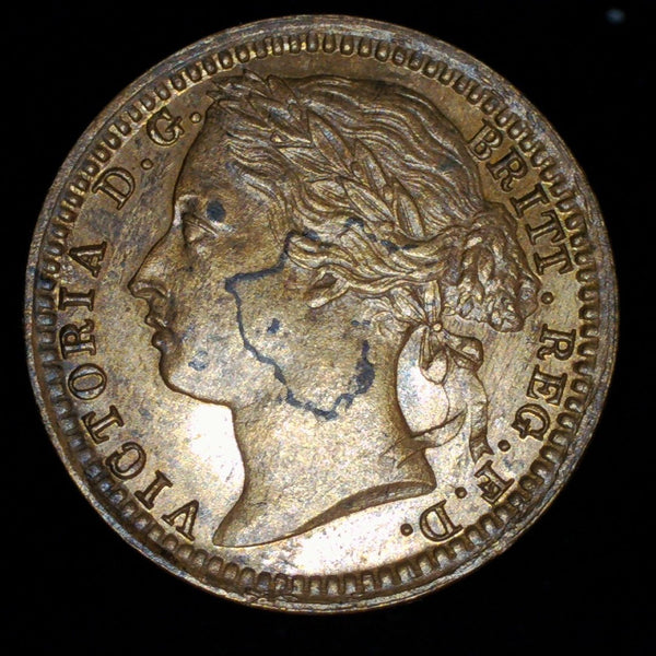 Victoria. Third Farthing. 1876