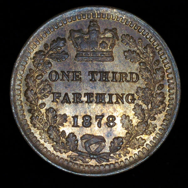 Victoria. Third Farthing. 1878