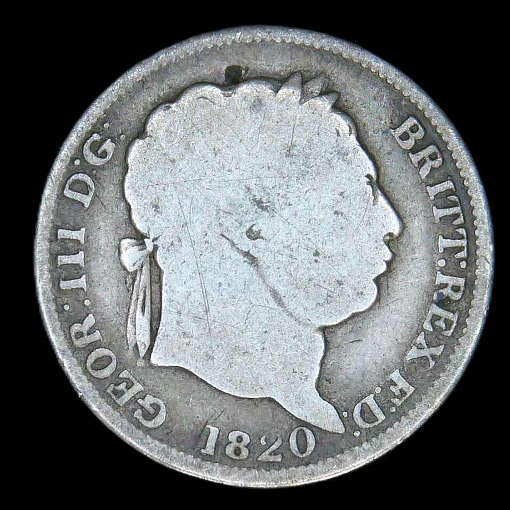 George III. Shilling. 1820. A selection.