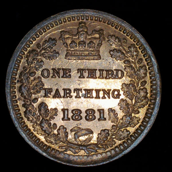 Victoria. Third Farthing. 1881.