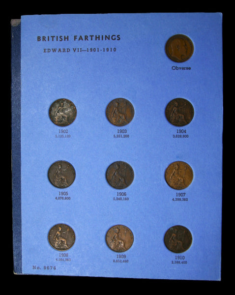 Whitman Folder Farthing Collection. 1902-36.