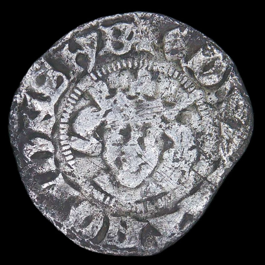 Edward 1. Penny. Bury mint.