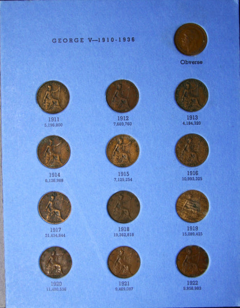 Whitman Folder Farthing Collection. 1902-36.