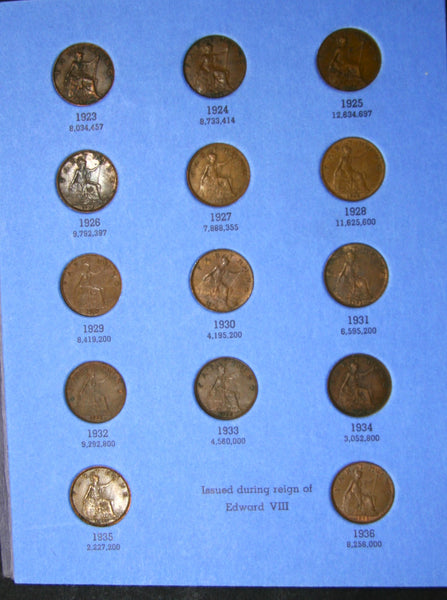 Whitman Folder Farthing Collection. 1902-36.