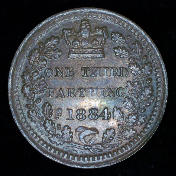 Victoria. Third Farthing. 1884