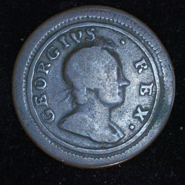 George I. Farthing. 1719