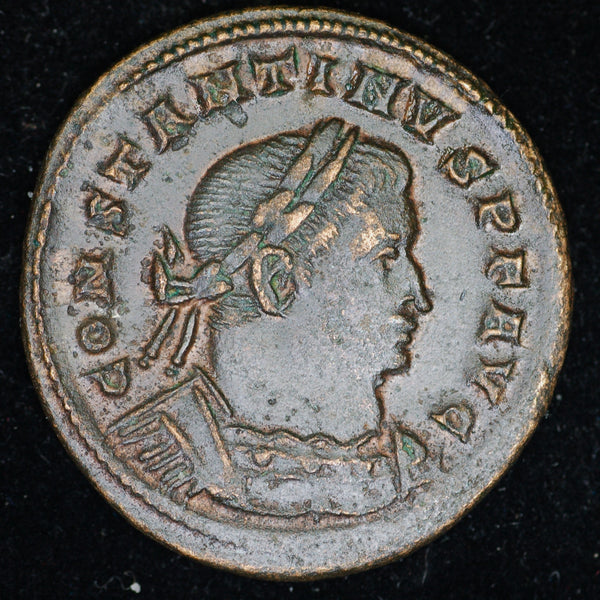 Constantine 1. Follis. AD307-337. Sol bust.