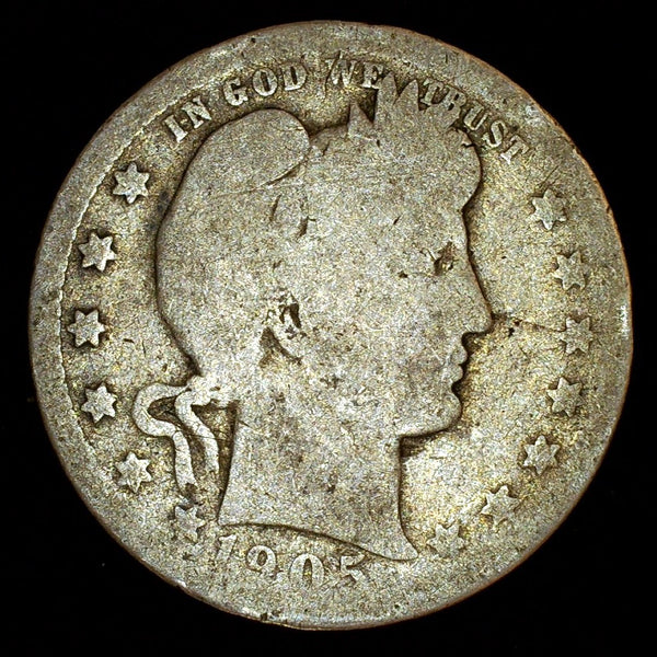 USA. Quarter Dollar. 1905 O