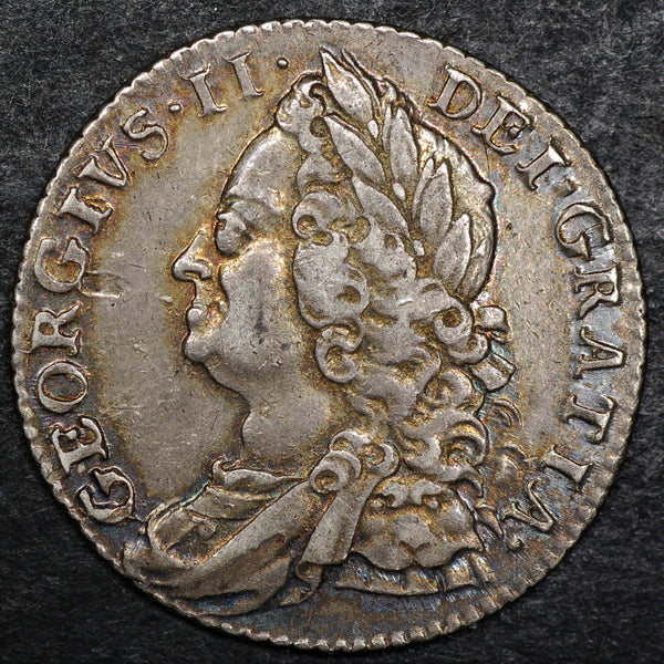 George II. Shilling. 1750/46
