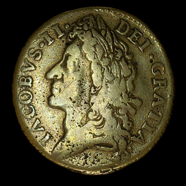 Ireland. Shilling. 1689. Gun Money (August)