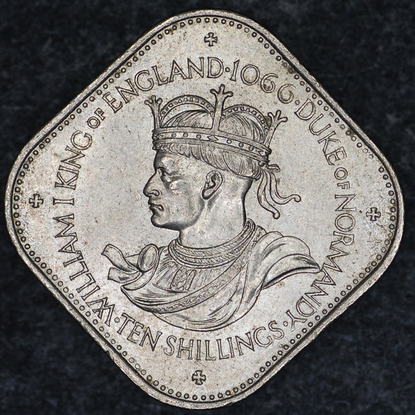 Guernsey. 10 shillings. 1966