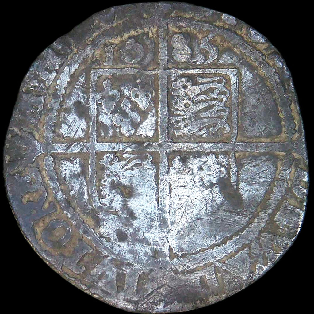 Elizabeth I. Sixpence. 1585.