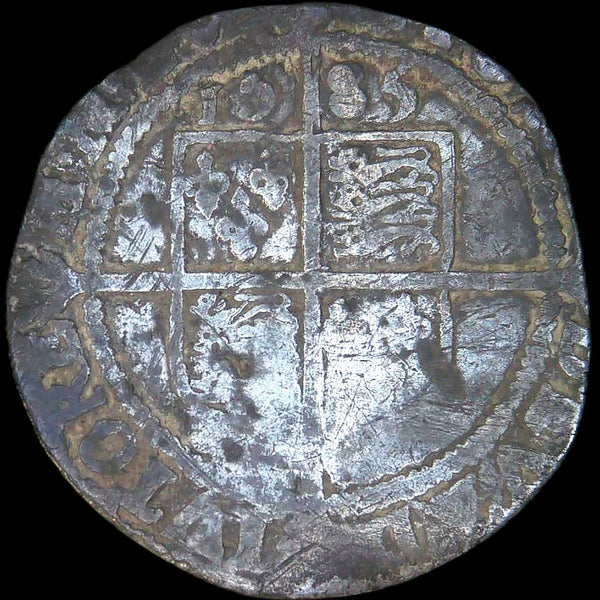 Elizabeth I. Sixpence. 1585.
