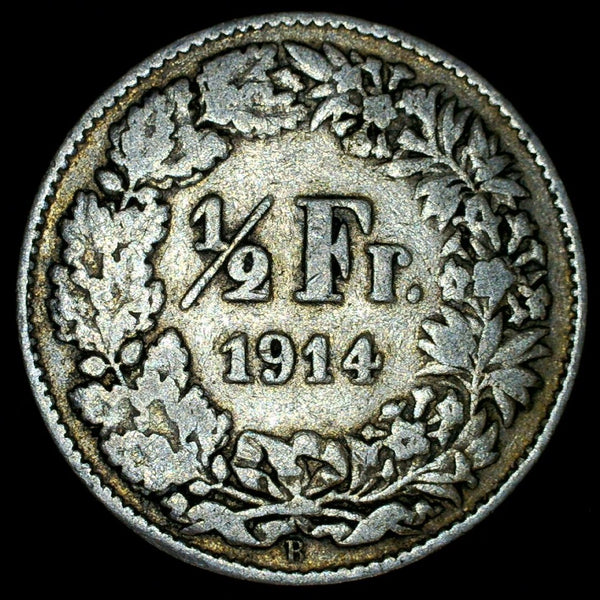 Switzerland. Half Franc. 1914