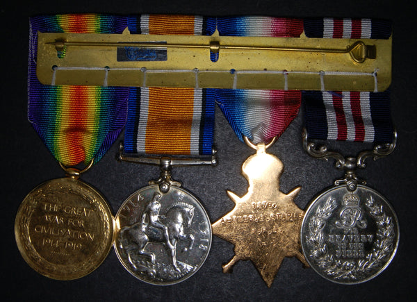 WW1. 'Battle of the Somme 1916' M.M. group of four. Stapley. R.A.