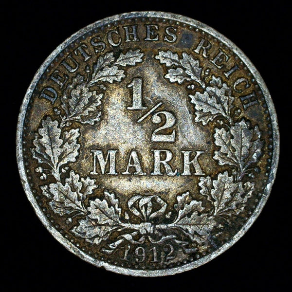 Germany. Half Mark. 1912 A