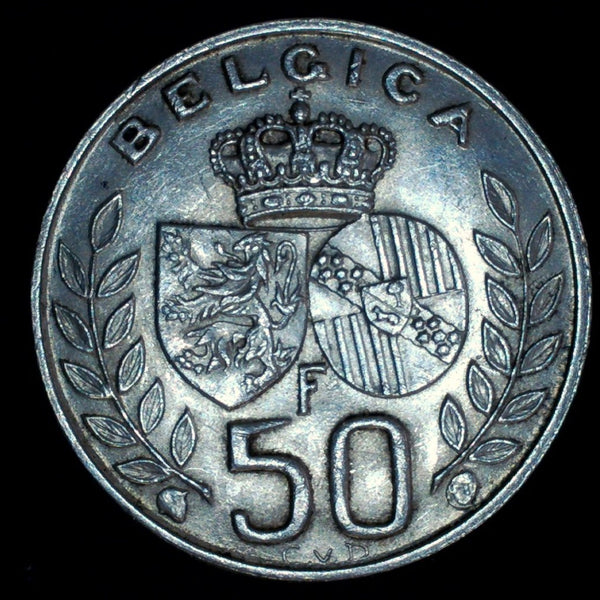 Belgium. Silver 50 Francs. A selection.