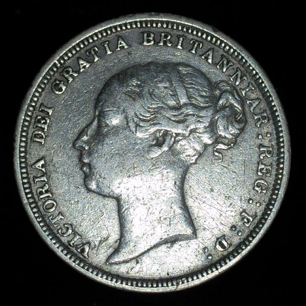 Victoria. Sixpence. 1884
