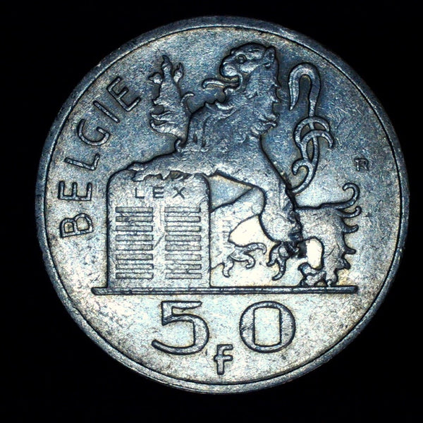 Belgium. Silver 50 Francs. A selection.