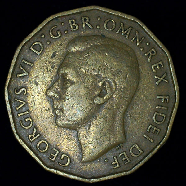 George VI. Threepence. 1949