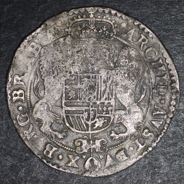 Spain. Spanish Netherlands. Brabant. Ducaton Philip IV. 1664. Probable wreck coin
