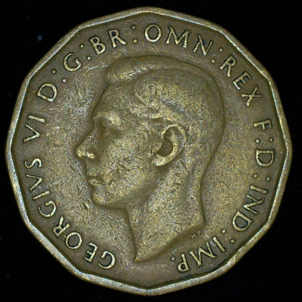 George VI. Threepence. 1946