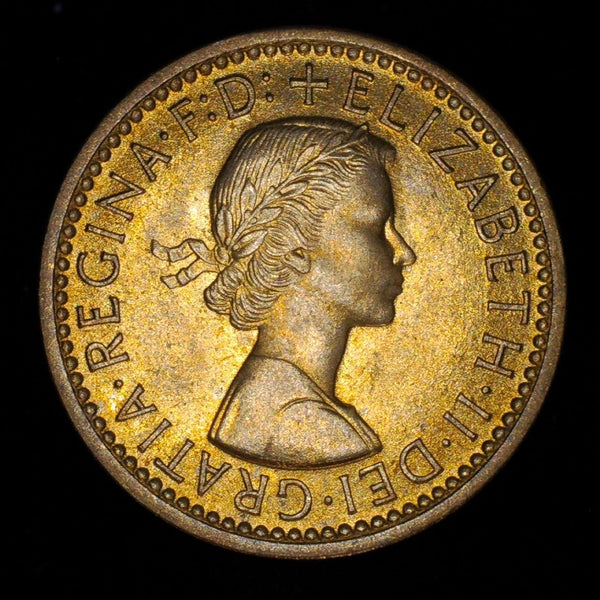 Elizabeth II. Farthing. 1956