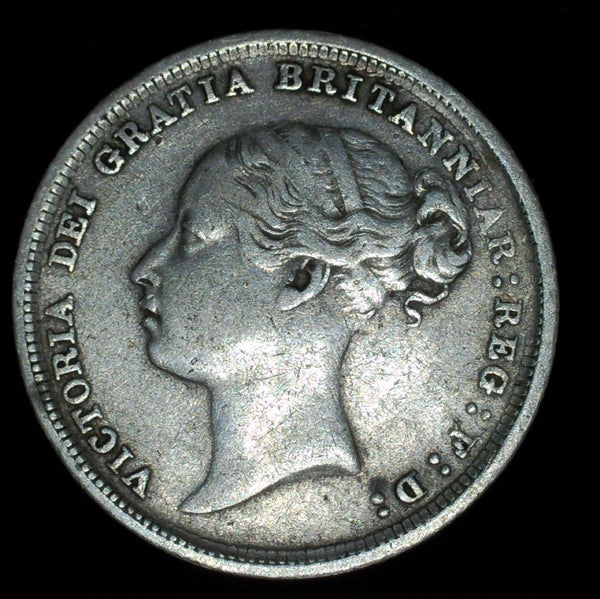 Victoria. Sixpence. 1884