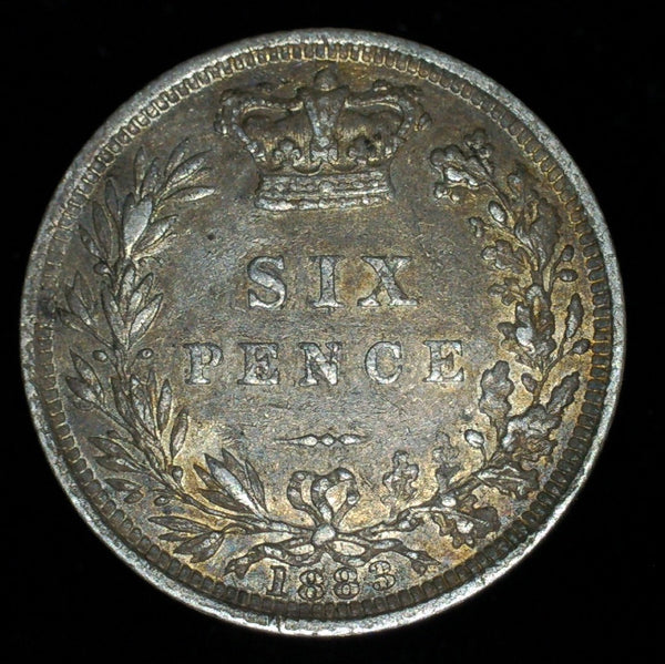 Victoria. Sixpence. 1883