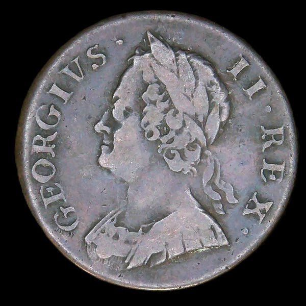 George II. Halfpenny. 1753.