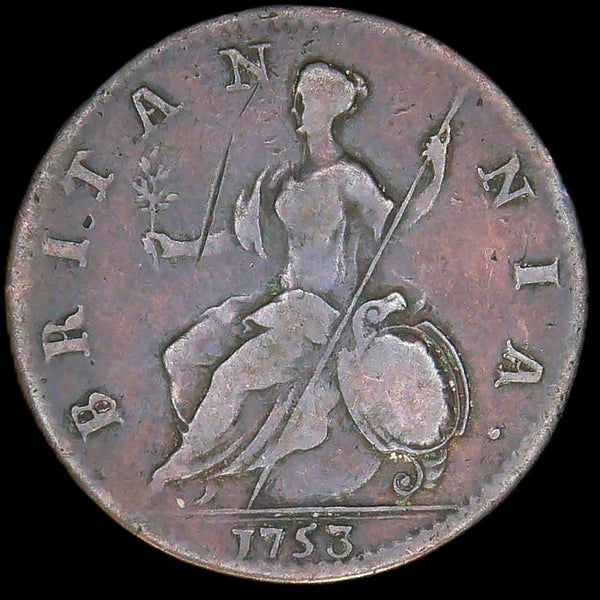 George II. Halfpenny. 1753.