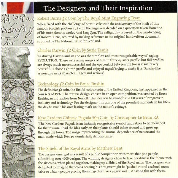 Royal Mint. Uncirculated coin set. 2009