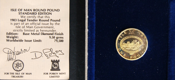 Isle of Man. One Pound. 1983. Peel