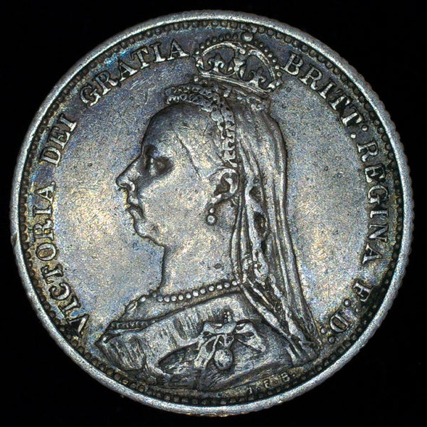 Victoria. Sixpence. 1887. Withdrawn type. A selection