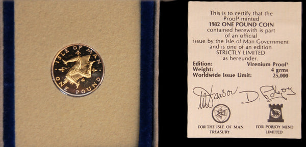 Isle of Man. Proof One Pound. 1982