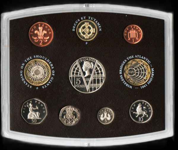 Royal Mint. Proof set. 2001