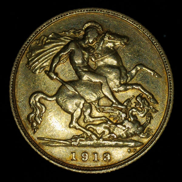 George V. Half Sovereign. 1913.