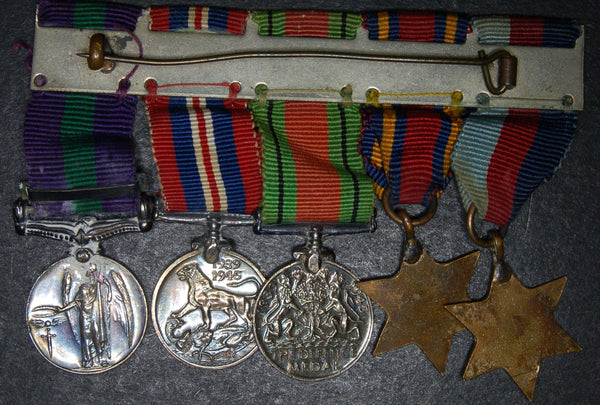 Miniature. WW2 group of 5.