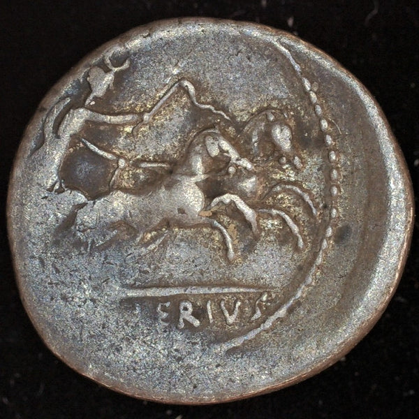 Roman republic. L. Valerius Acisculus. Denarius. 45 BC.