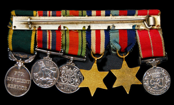 WW2 & BEM campaign group of 6. Miniatures.