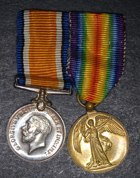 Miniature. WW1 Pair.