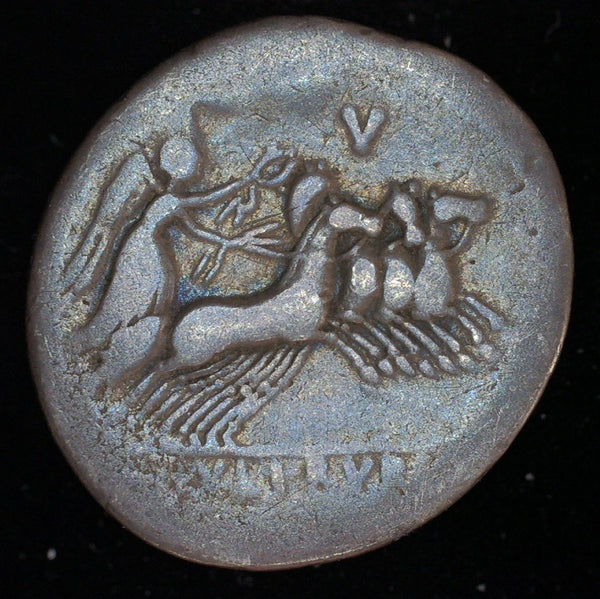 Roman republic. L Julius. Bursio. Denarius. 85BC.