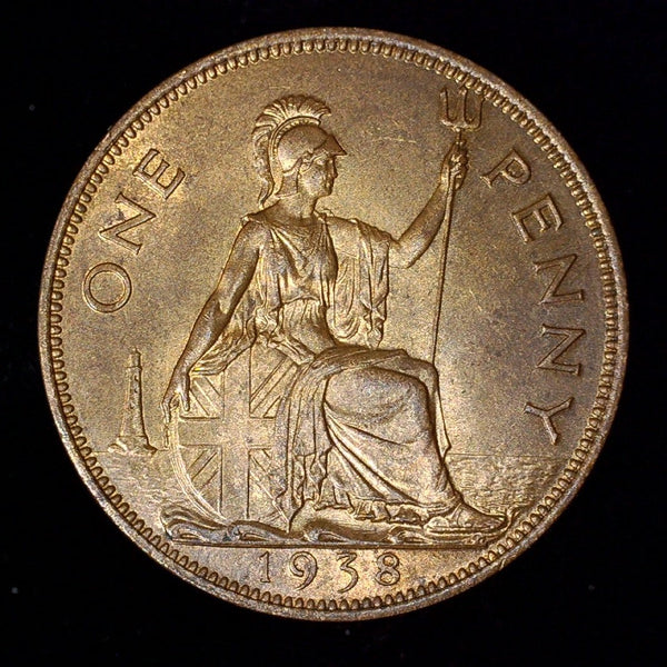 George VI. Penny. 1938