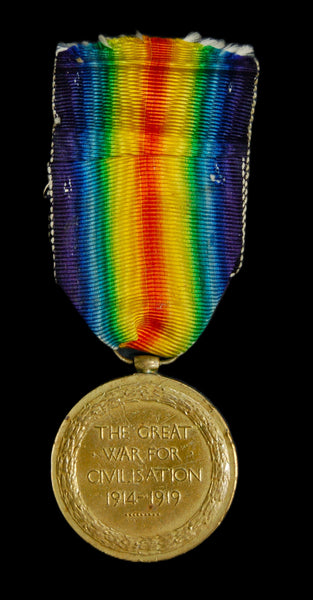 WW1. Victory Medal. Perry. R.W. Kent Regt.