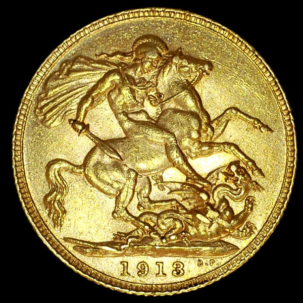 George V. Sovereign. 1913.