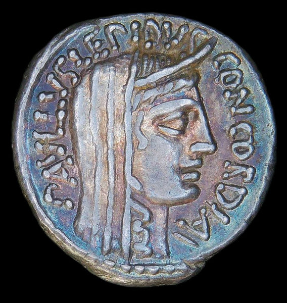 Roman Republic. L. Aemilius Lepidus Paullus. Denarius. 62 BC